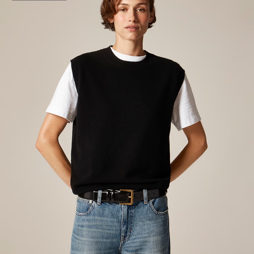 J. Crew Classic Black Vest